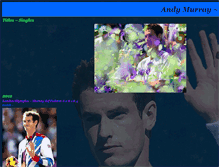 Tablet Screenshot of andymurray.tennisfans.net